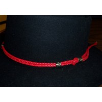 Adjustable Red Hat Band Western Cowboy Braided Millinery Supplies [#3B]  eb-22125369